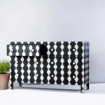 Black-and-White-Bone-Inlay-SideBoard-Open-scaled
