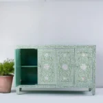 Lime-Green-Bone-Inlay-SideBoard-scaled