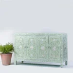 Lime-Green-Bone-Inlay-SideBoard-scaled